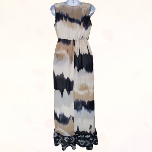 Sweet Pea by Stacy Frati Tie and Dye Stretchy Waist High Low Maxi Dress Size M - Picture 8 of 14
